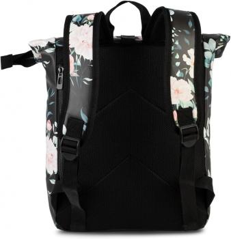 Preview: Bench Hydro Roll-Top Rucksack – Florales Design, 27x34/43x10 cm (13 l)